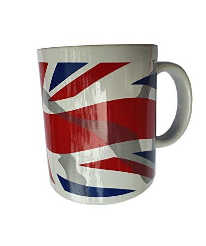 Union Jack Ceramic Mug - Suitable for Hot Beverages - Features Classic British Flag Design