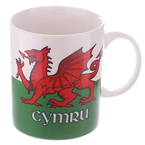 Wales Welsh Dragon Cymru Porcelain Tea Coffee Mug 