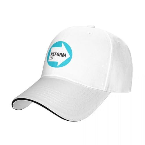 Reform UK Peaked Cap - Designer Baseball Sun Hat for Men & Women - CIZIEOE