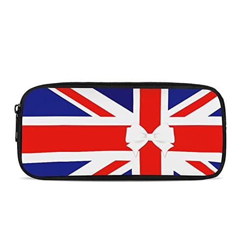 United Kingdom Flag Pencil Case – Union Jack Print Pen Box for Boys and Girls