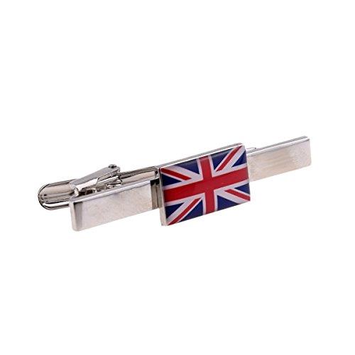 Union Jack British Flag Tie Clip in presentation box