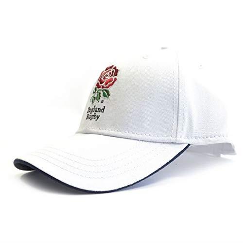 England RFU Official Rugby Baseball Cap (One Size) (White)