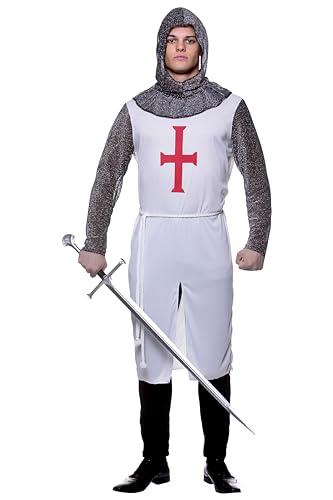 Men's Crusader Knight Fancy Dress Costume - Standard Size