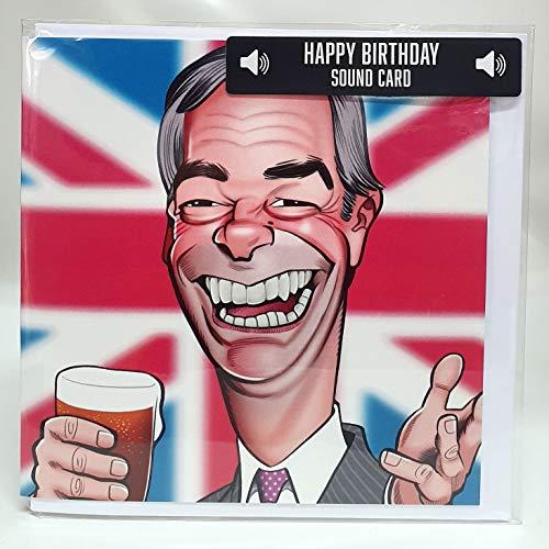 Nigel Farage - Greeting Sound Card by Really Wild Cards