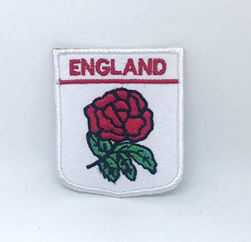thumbnail image 2 of England St George's Cross Patriotic Flag Patch – Iron On / Sew On Embroidered Badge (6cm) 2 of 4