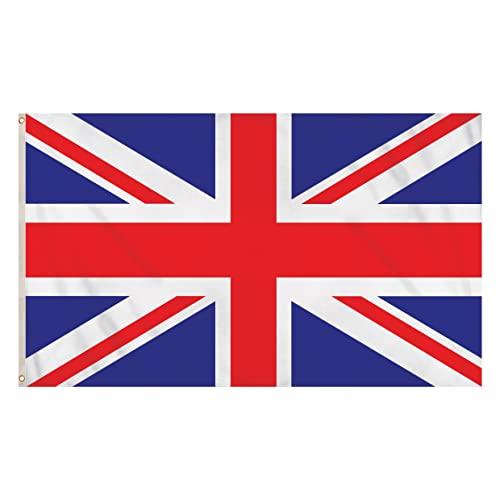 Small Union Jack Flag 3FT x 2FT Great Britain UK Flags with Metal Eyelets