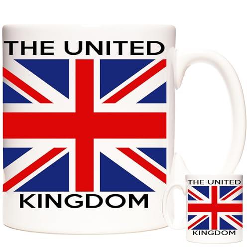 United Kingdom Union Jack Flag Mug - 11oz Ceramic Gift