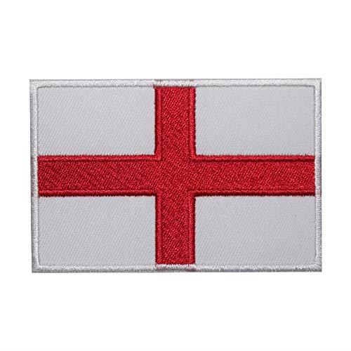 England National Flag Patch - Iron-On/Sew-On Embroidered Badge