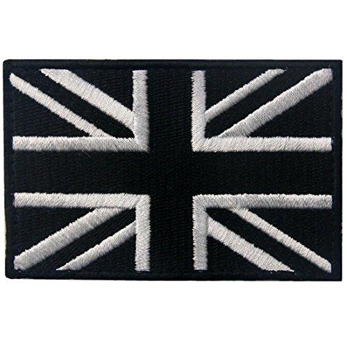 Tactical Great British Union Jack Patch - Embroidered with Hook & Loop Fastener