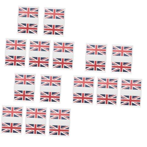 15 Sets UK & US Flag Stickers - National Sports Match Decor