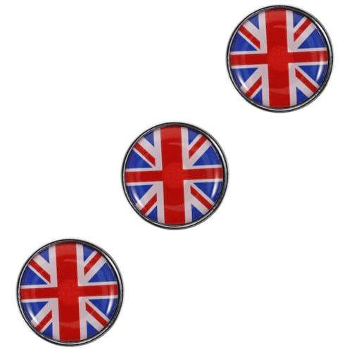 3pcs Car Covering Stickers - Flag Decals for Windows