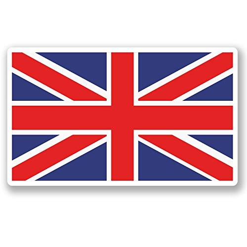 2 x 10cm Great Britain Flag Vinyl Stickers for Laptop, Car, Luggage