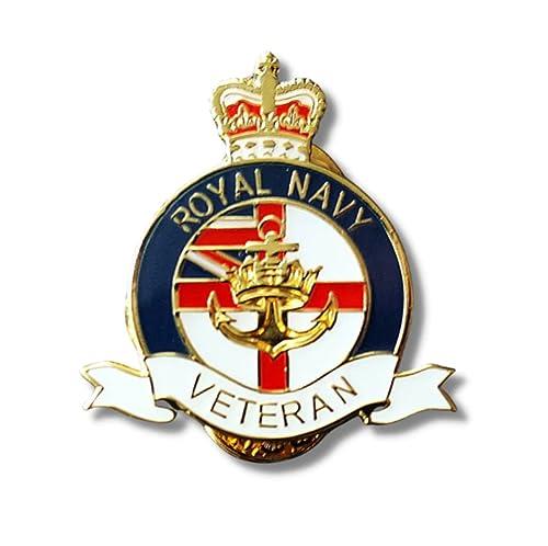 Royal Navy Veteran Lapel Pin Badge - UK Seller