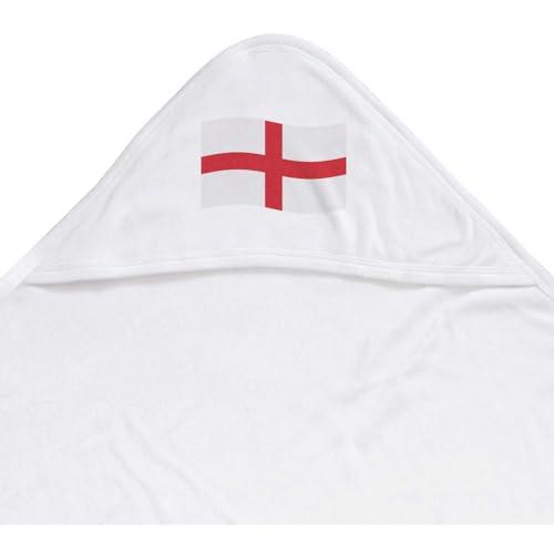 'Waving English Flag' Baby Hooded Towel