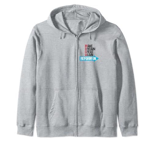 Make Britain Great Again - Reform UK Zip Hoodie