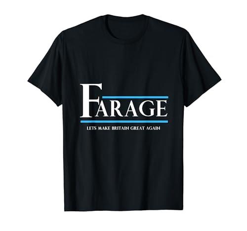 Reform UK Party Nigel Farage election support T-Shirt