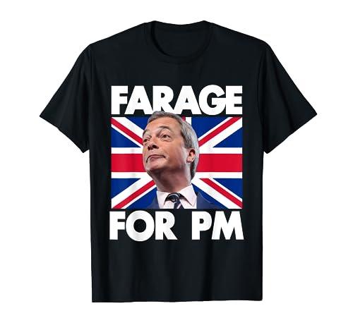 Nigel Farage for PM British Prime Minister Farage T-Shirt