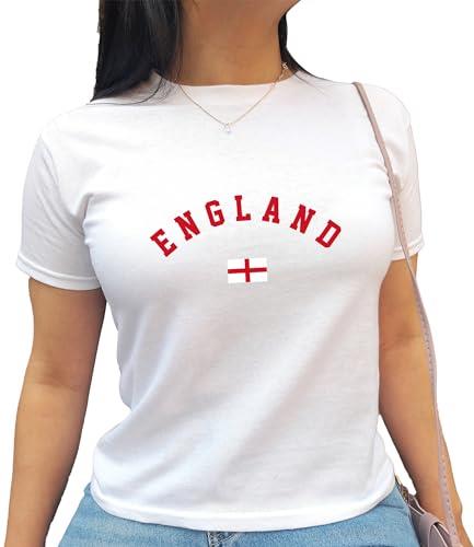 England T-shirt for Women - St George's Cross Football TShirt