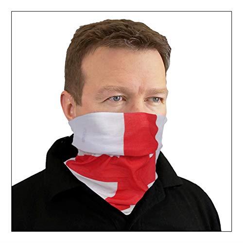 England Flag Headover Scarf Bandana Beanie - St George's Cross