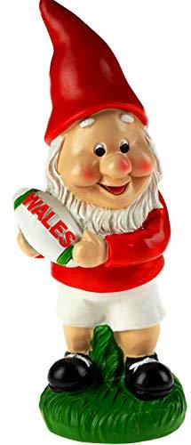 Welsh Garden Gnome - 20cm Wales Rugby Design