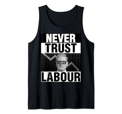 Never Trust Labour - Keir Starmer - Anti Labour Tank Top