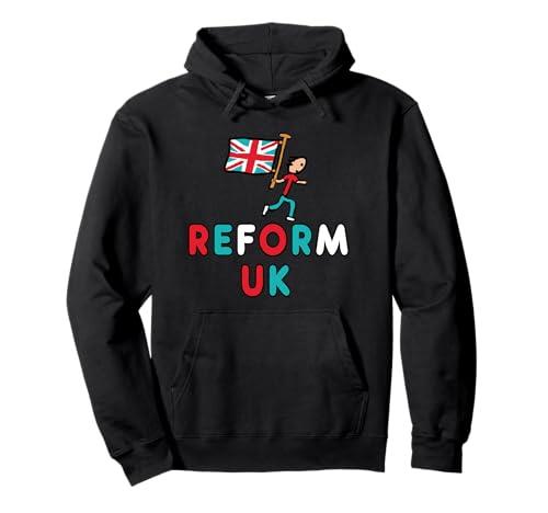  Reform UK Patriotic Hoodie - Union Jack Design