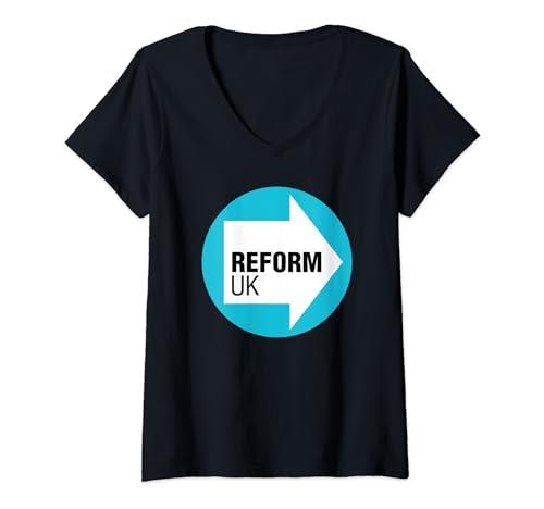 Women’s Reform UK V-Neck T-Shirt - Show Your Support