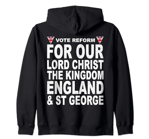 For Our Lord Christ The Kingdom St George Bunting Zip Hoodie