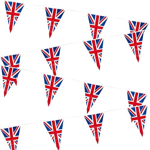 10m Union Jack Bunting Banner - 25 Flags for Events & Celebrations