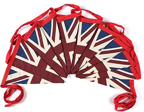 5m Union Jack Bunting - 10 Pennants for Royal Events