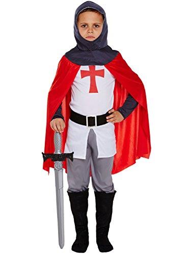 Boys English Knight Costume Small 4-6 Years